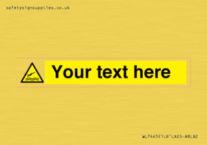 Custom Warning diving area